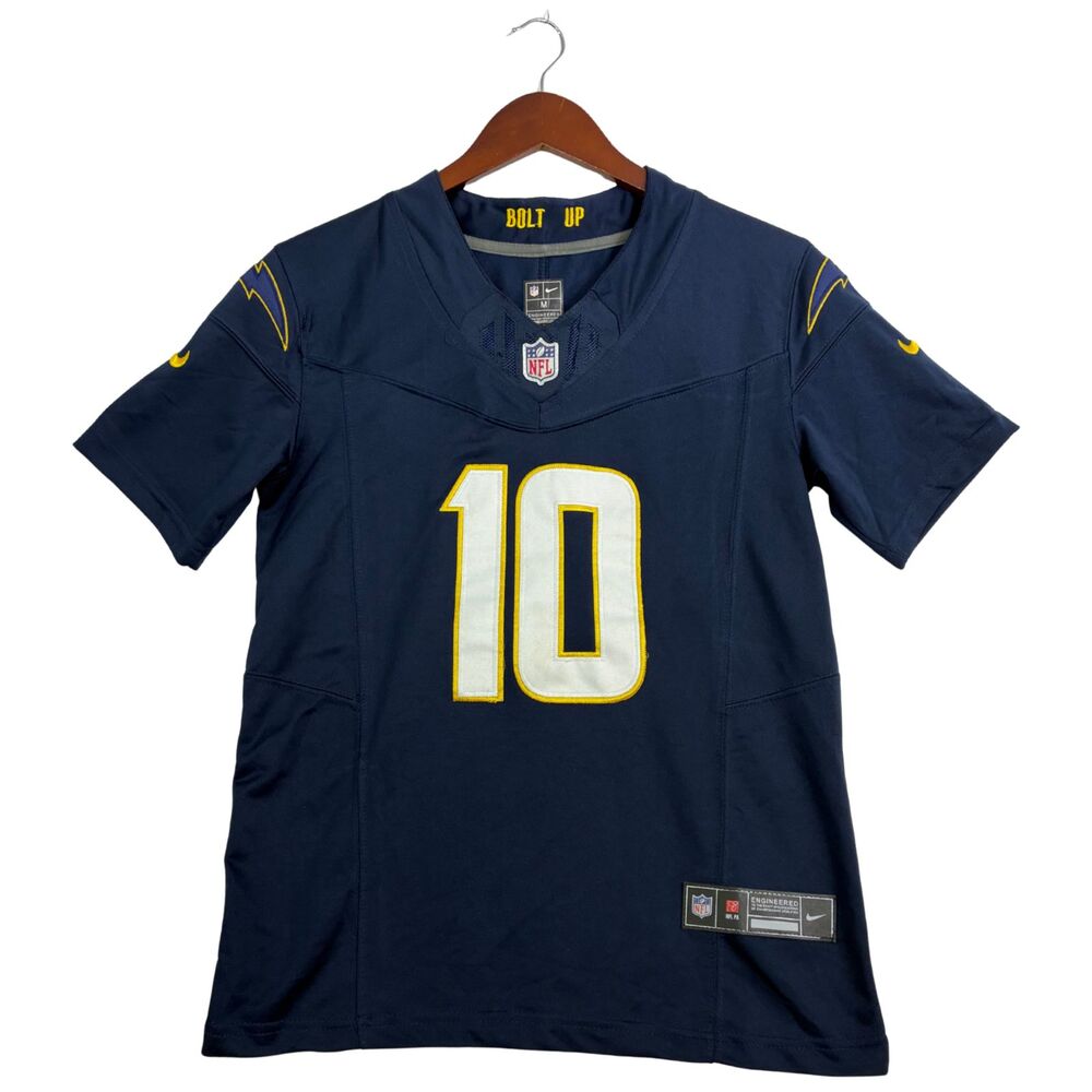 Nike Justin Herbert #10 Los Angeles Chargers NFL Jersey Mens M Navy Blue